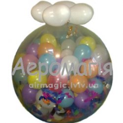 Куля сюрприз,розмір 70 см