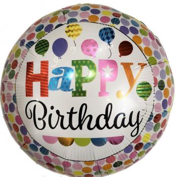 Happy birthday 1 (горошок)