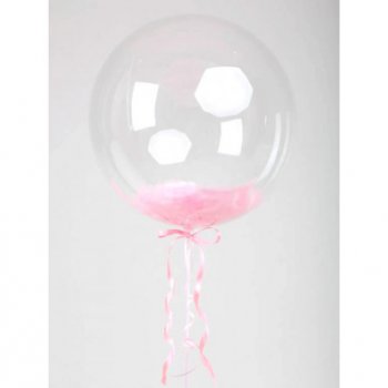 Прозора куля з пірям